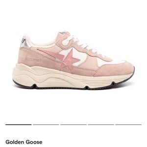 Golden goose running sole paneled sneakers